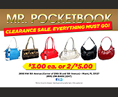 Pocketbook Sale - client Mr. Pocketbook