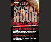 Shula's 347 Grill Social Hour  - Restaurant Graphic Designs