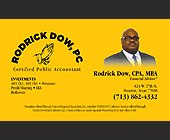 Rodrick Dow, PC - Finance and Accounting Graphic Designs
