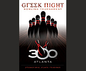 Greek Night Bowling Tournament - Sports and Fitness Graphic Designs
