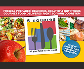 Five Squares All You Have to Do is Eat - Health Graphic Designs