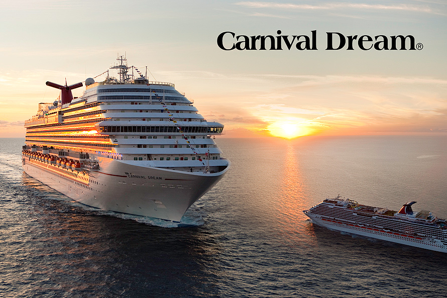 Carnival Dream Sunset Cruise Ship