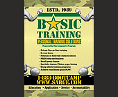 Be All You Used To Be Training - Professional Services Graphic Designs