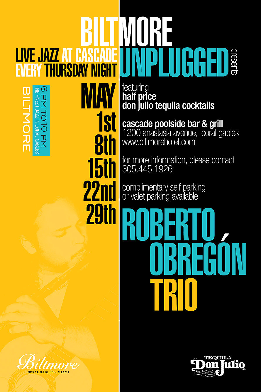 Roberto Obregon Trio Live Jazz