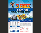 Bob Hewes Boats Extended Service - Sales Flyer Graphic Designs