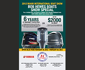 Miami International Boat Show - 1200x1800 graphic design