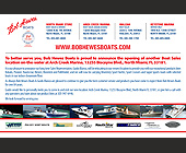 Bob Hewes Boats - Sales Flyer Graphic Designs