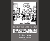 The Body Shop Personal Training - 4x6 graphic design