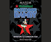 Backdoor Bamby at File Nightclub - Washington Graphic Designs
