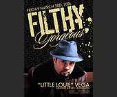Little Louie Vega at Glass Nightclub - Glass Nightclub Graphic Designs