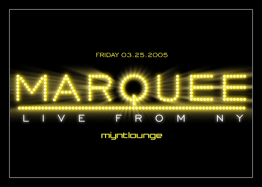 Marquee Live from New York