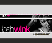 Josh Wink in Crobar - tagged with black and white picture