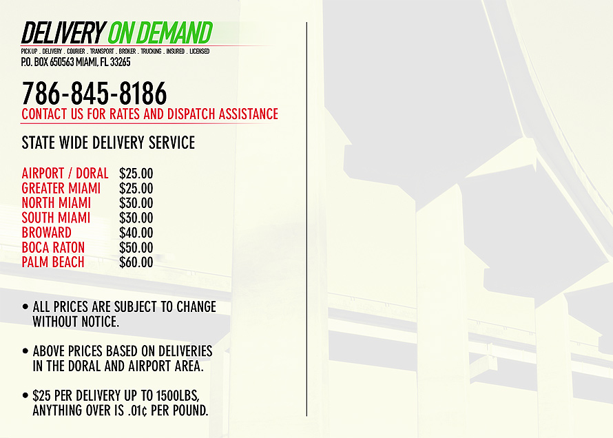 Delivery on Demand