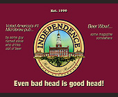 Independence Restaurant and Brewery - created September 10, 1998