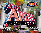 Arena Sports Cafe Miami Weekend Blast Off Party - 875x1000 graphic design