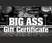 The Chili Pepper Big Ass Gift Certificate - tagged with bar stools